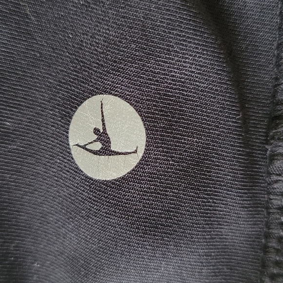 90 Degree by Reflex Girls  Leggings Mesh Side Pockets Stretch Size M 10 Black - Picture 6 of 14